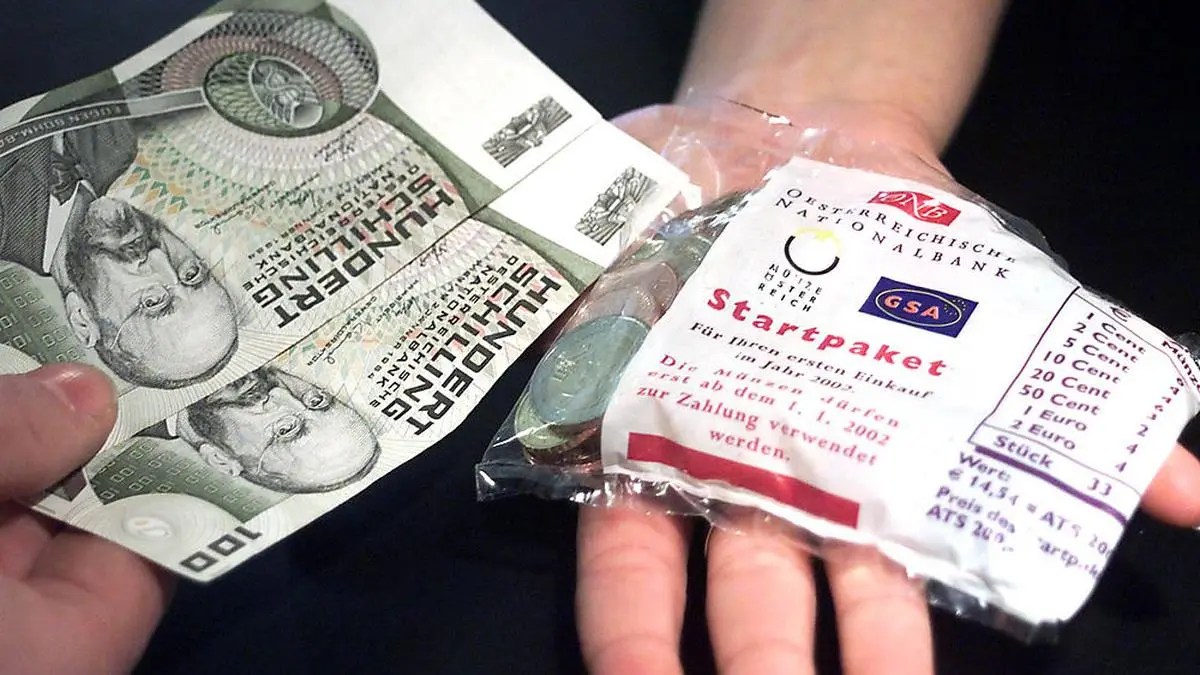 100 Jahre Österreichischer Schilling – Der Euro löst den Schilling&nbsp;ab