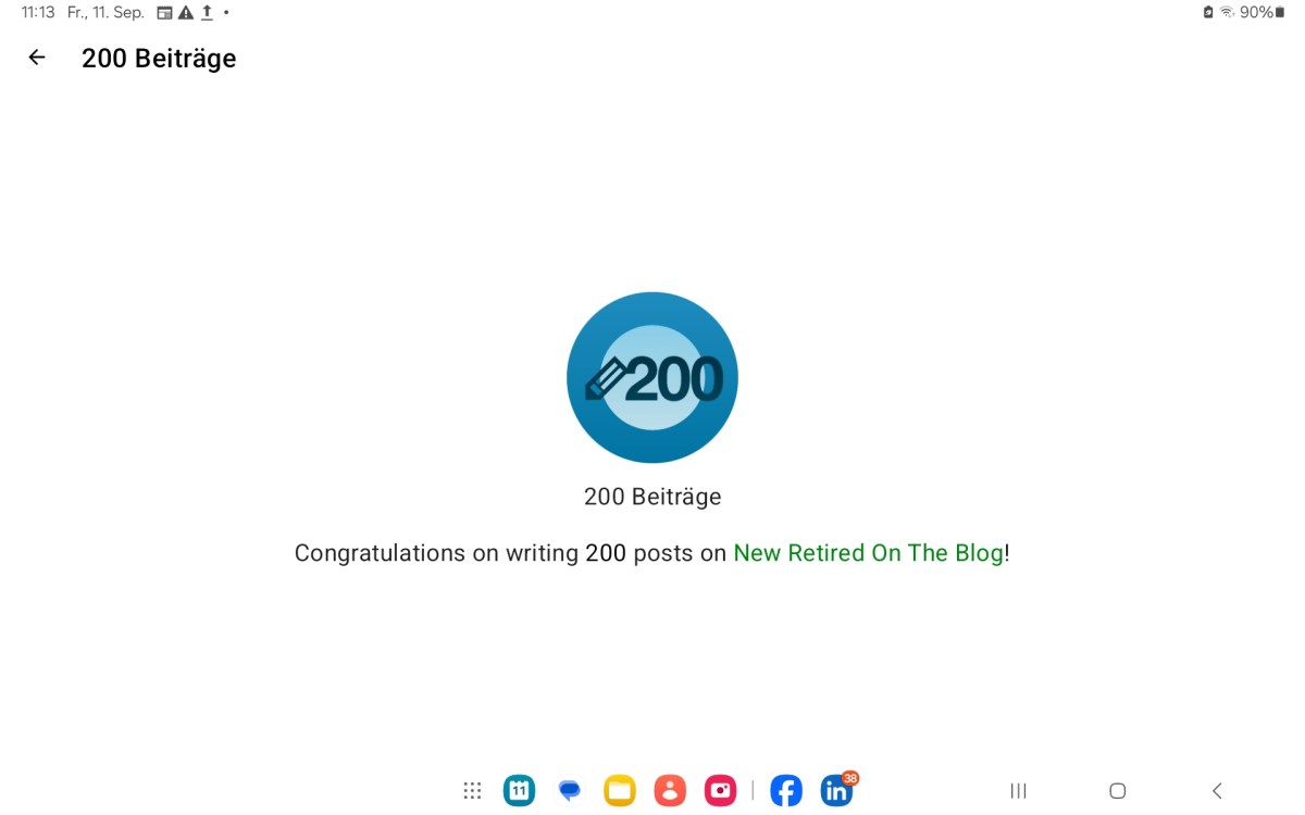 200 Blogbeiträge